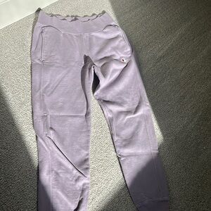 Lilac colored Champion joggers